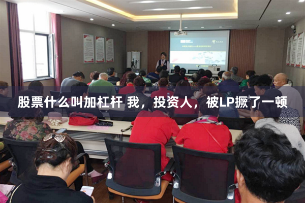 股票什么叫加杠杆 我，投资人，被LP撅了一顿